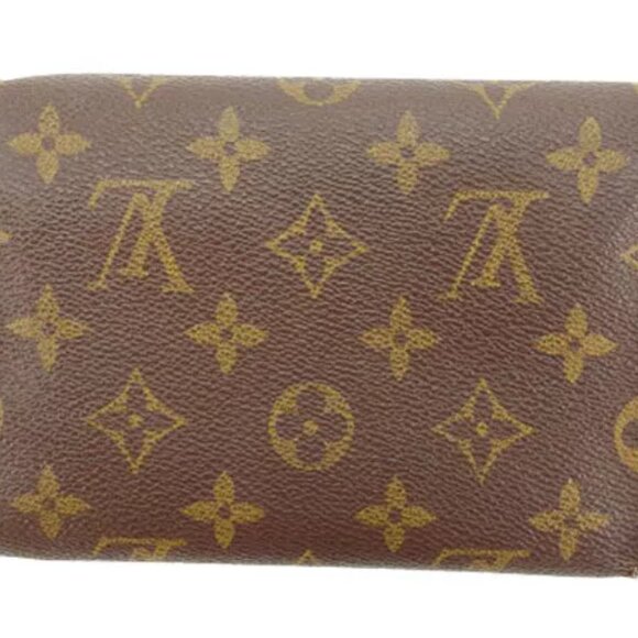 Louis Vuitton Wallet Purse Trifold Monogram Brown Woman Authentic Used - Picture 6 of 6